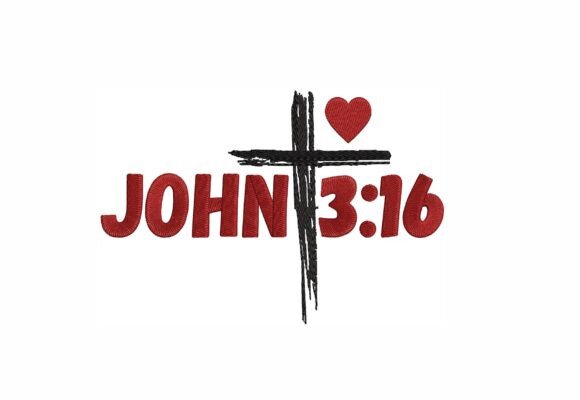 JOHN 3 16: A Thoughtful Embroidery Design for Meaningful Makes